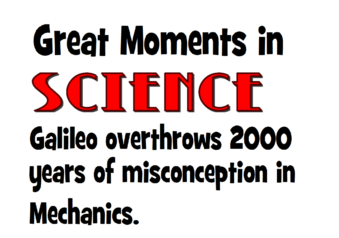 great moments in science graphic